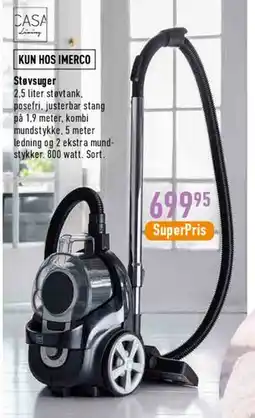 Imerco Casa støvsuger (pose-/canister) tilbud