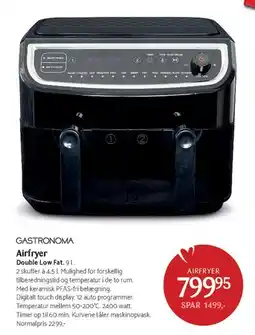 Kop & Kande GASTRONOMA Airfryer (Double Low Fat) tilbud