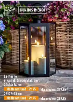 Imerco Lanterne (6-kantet) tilbud