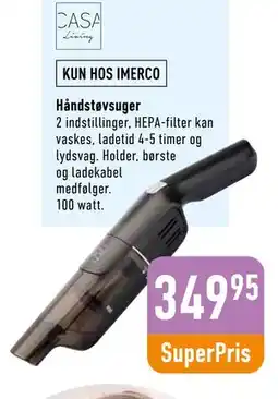 Imerco Håndstøvsuger tilbud