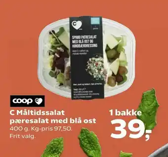 C Måltidssalat pæresalat med blå ost