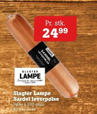 Poetzsch Padborg Slagter Lampe Sardel leverpølse tilbud