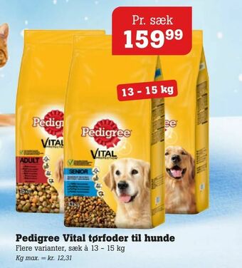 Poetzsch Padborg Pedigree Vital tørfoder til hunde tilbud