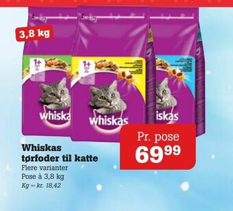 Poetzsch Padborg Whiskas tørfoder til katte tilbud
