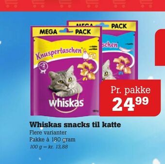 Poetzsch Padborg Whiskas snacks til katte tilbud