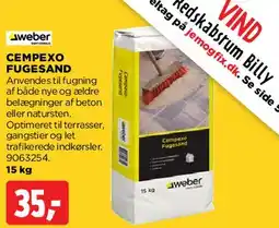 jem & fix Fugesand (weber) tilbud