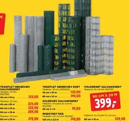 jem & fix Voliere-/havehegn (ruller, flere typer) tilbud