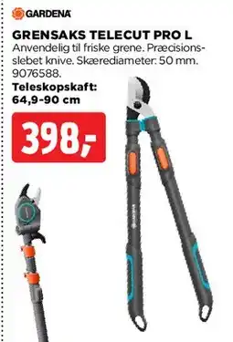 jem & fix Grensaks Telecut Pro L tilbud