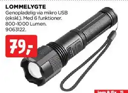 jem & fix Lommelygte (større model) tilbud