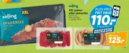 Bilka salling XXL pølser eller spareribs tilbud