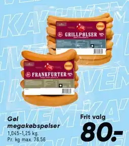 Bilka Grillpølser / frankfurter tilbud