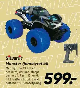 Bilka Silverlit Monster fjernstyret bil tilbud