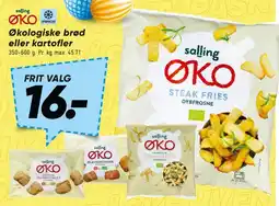 Bilka Økologiske brød eller kartofler (salling ØKO) tilbud