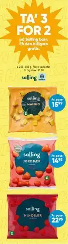Bilka Salling frosne bær tilbud