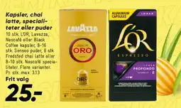Bilka Kapsler, chai latte, special-teer eller puder tilbud