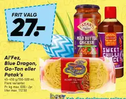 Bilka Al'Fez / Blue Dragon / Go-Tan / Patak's tilbud