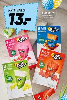 Bilka Sun Lolly (ispinde / ispakker) tilbud