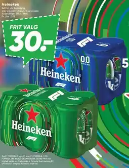 Bilka Heineken multipack (6x33 cl) tilbud