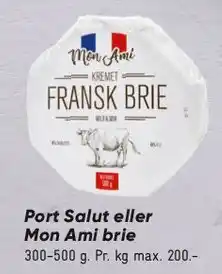 Bilka Port Salut / Mon Ami Brie tilbud
