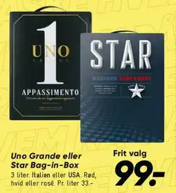 Bilka Uno Grande / Star Bag-in-Box tilbud