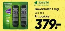 Bilka Nicorette Quickmist 1 mg tilbud