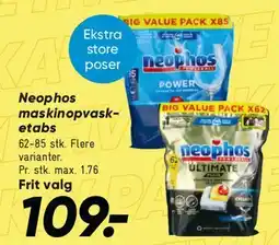 Bilka Neophos maskinopvask-tabs tilbud