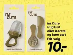 Bilka I'm Cute - sut / børste & kam tilbud