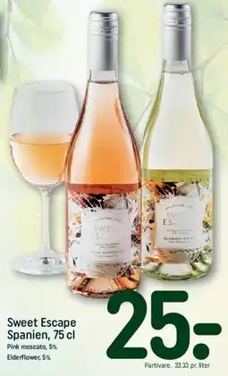 REMA 1000 Sweet Escape (Spanien), 75 cl tilbud