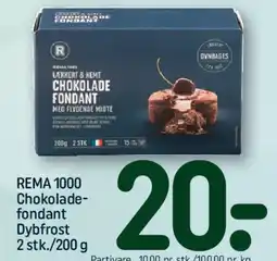 REMA 1000 REMA 1000 Chokoladefondant (dybfrost) tilbud