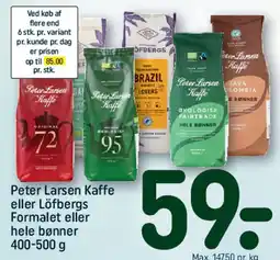 REMA 1000 Peter Larsen eller Löfbergs kaffe tilbud