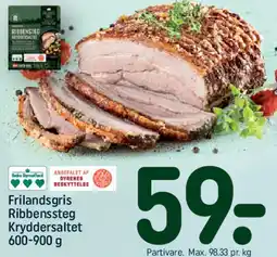 REMA 1000 Frilandgris Ribbensteg tilbud