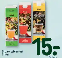 REMA 1000 Ørbæk æblemost tilbud