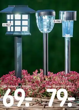 REMA 1000 Solar lampe på spyd tilbud