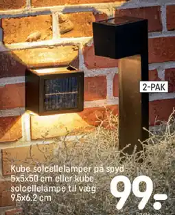 REMA 1000 Kube solcellelamper tilbud