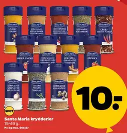 Netto Santa Maria krydderier tilbud