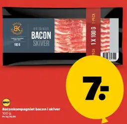 Netto Bacon i skiver tilbud