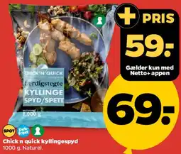 Netto Chick'n Quick kyllingespyd tilbud