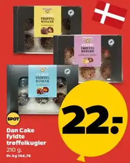 Netto Dan Cake fyldte trøffelkugler tilbud