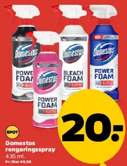 Netto Domestos rengøringsspray (Power Foam) tilbud