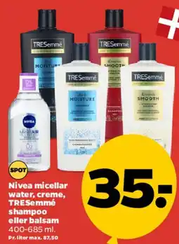 Netto Nivea micellar water / TRESemmé shampoo eller balsam tilbud