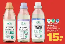 Netto Flydende vaskemiddel (uld/fin, kulørt, hvid) tilbud