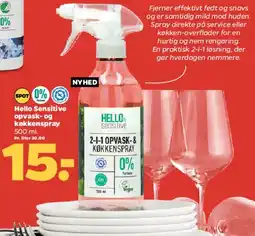 Netto 2-i-1 opvask- & køkkenspray tilbud