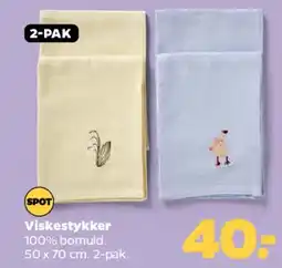 Netto Viskestykker 2-pak tilbud