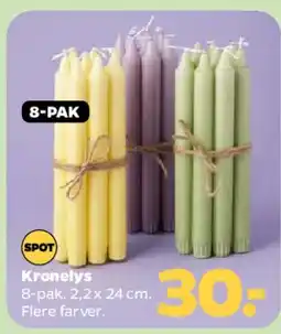 Netto Kronelys 8-pak tilbud