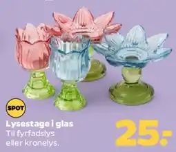 Netto Lysetage i glas tilbud