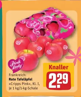 REWE DE Rote Tafeläpfel tilbud