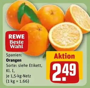 REWE DE Orangen tilbud