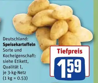 REWE DE Speisekartoffeln tilbud