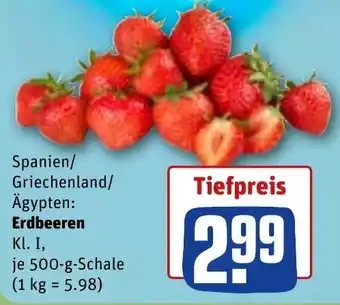 REWE DE Erdbeeren tilbud