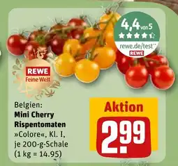 REWE DE Mini Cherry Rispentomaten tilbud
